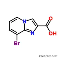 Molecular Structure of 1026201-45-5 (8-bromoimidazo[1,2-a]pyridine-2-carboxylic acid)